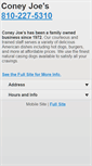 Mobile Screenshot of coneyjoesbrightonmi.com